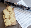 Music Engraved Shortbread Biscuits