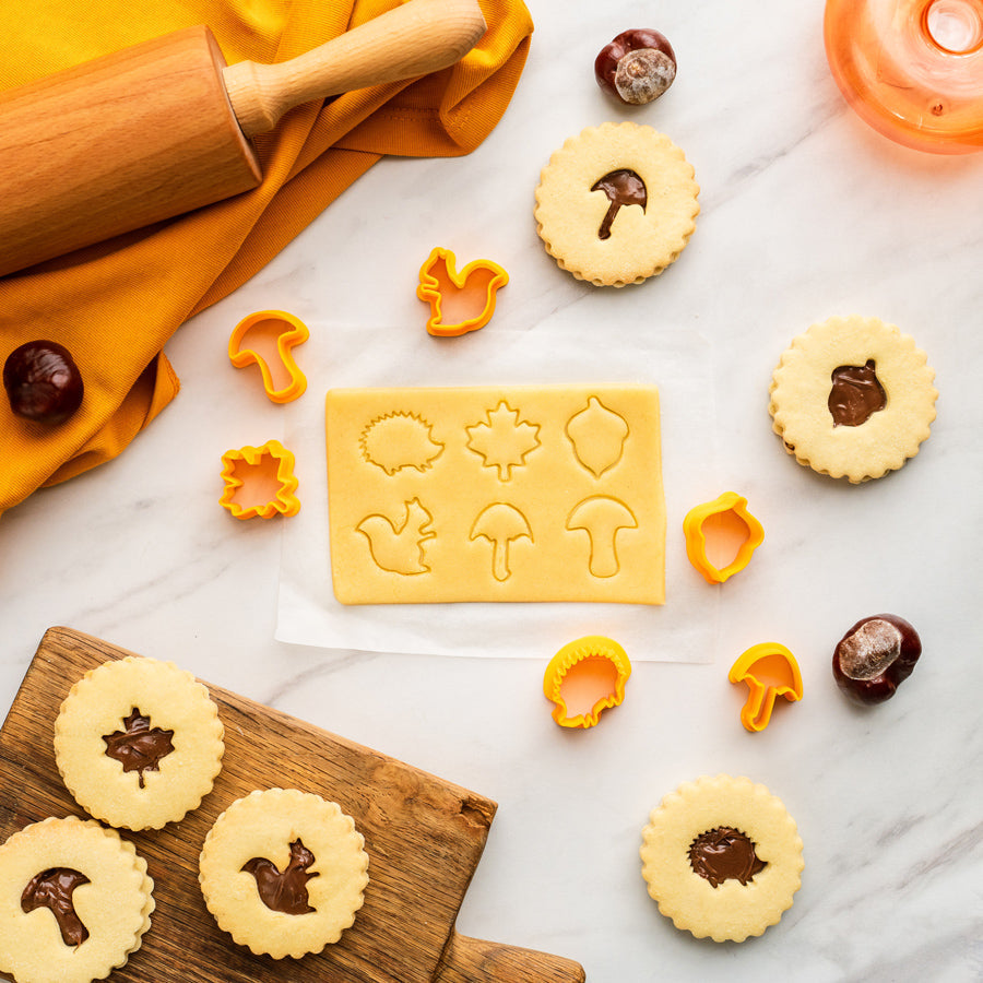 Autumn Cookie Mini Stamp 3D—Set of 6