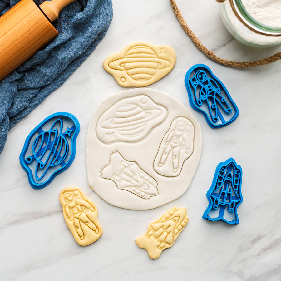 Astronaut Cookie Stamp 3D—Set of 3