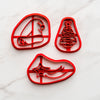 Christmas Cookie Stamp 3D—Set of 3