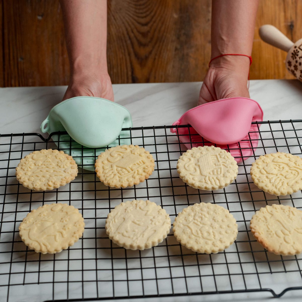 Silicone Oven Gloves (2 Pairs) - Pastrymade