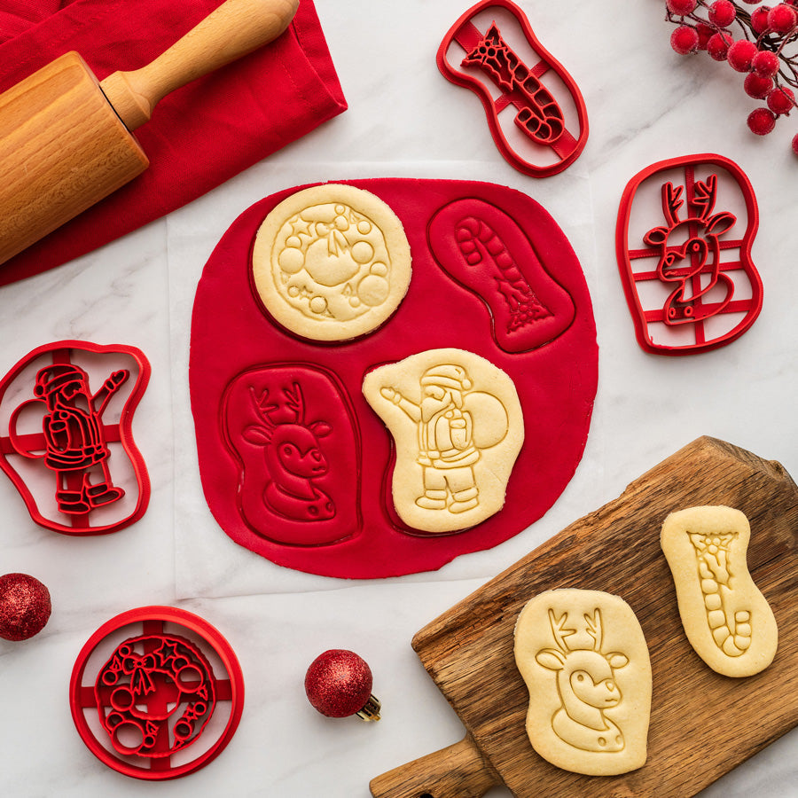 Christmas Cookie Stamp 3D—Set of 4