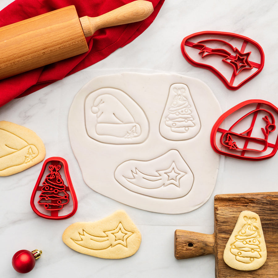 Christmas Cookie Stamp 3D—Set of 3