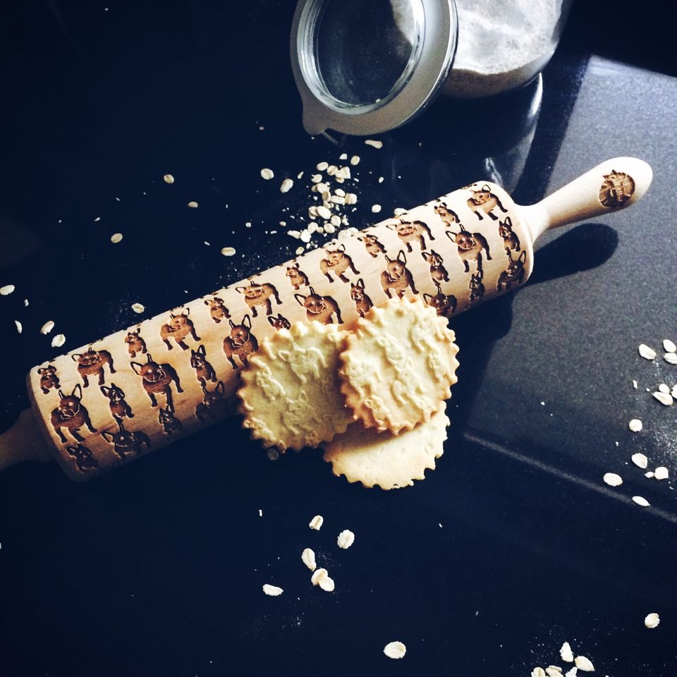 FRENCH BULLDOG ROLLING PIN - pastrymade