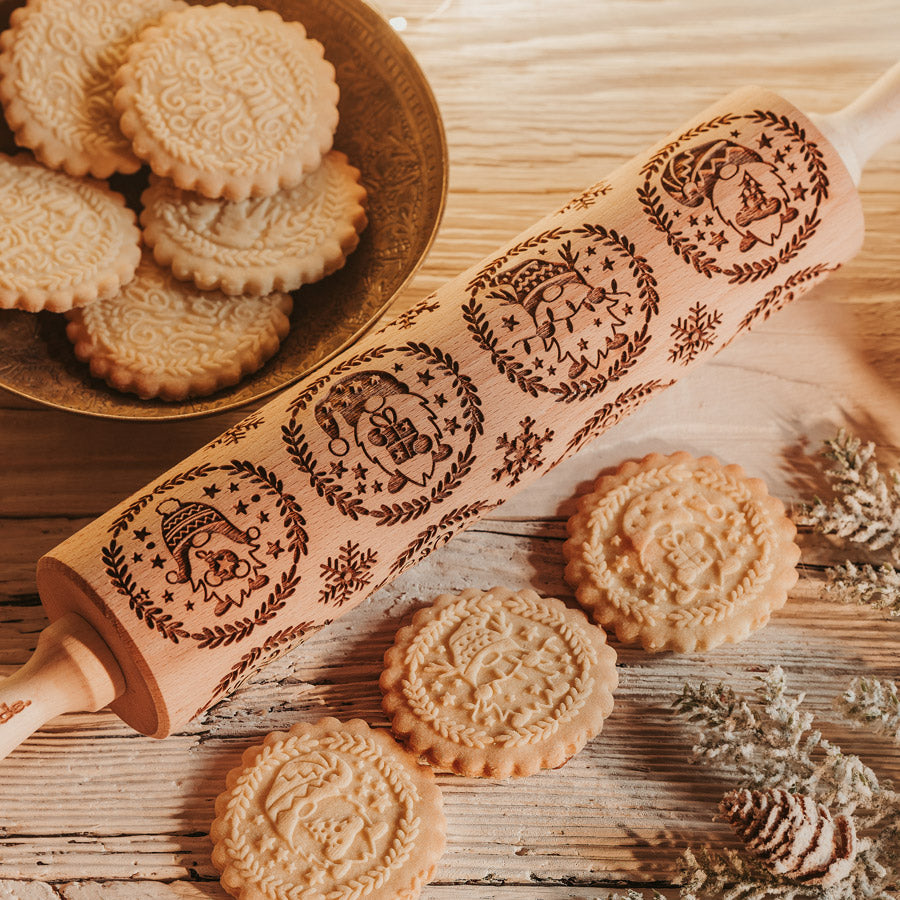 Secret Santa Rolling Pin