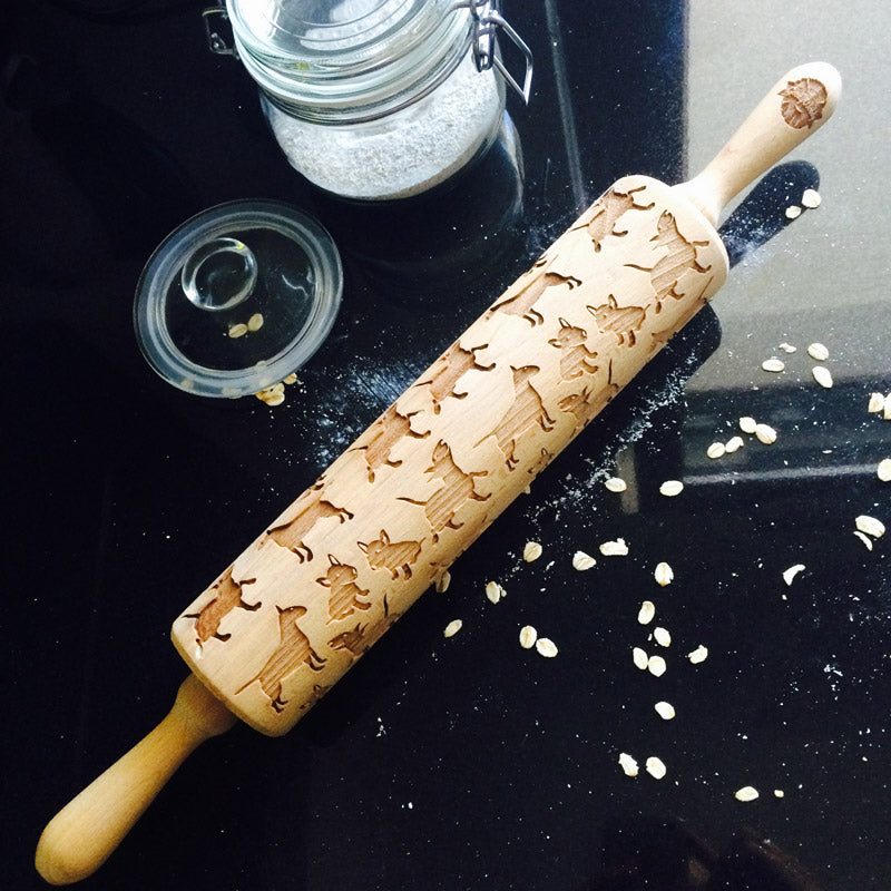 BULL TERRIER ROLLING PIN - pastrymade