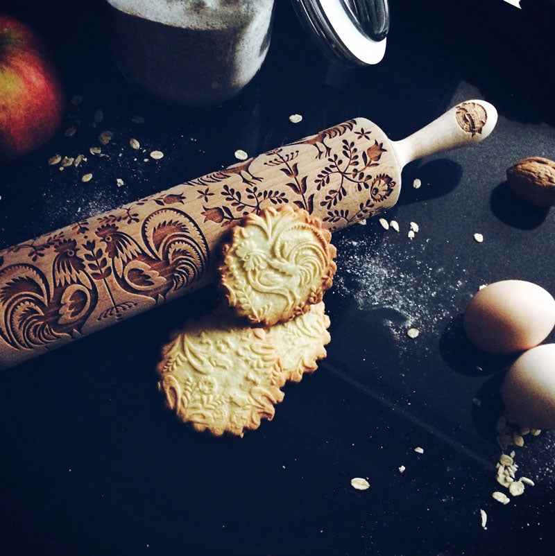 FOLK ROLLING PIN - pastrymade