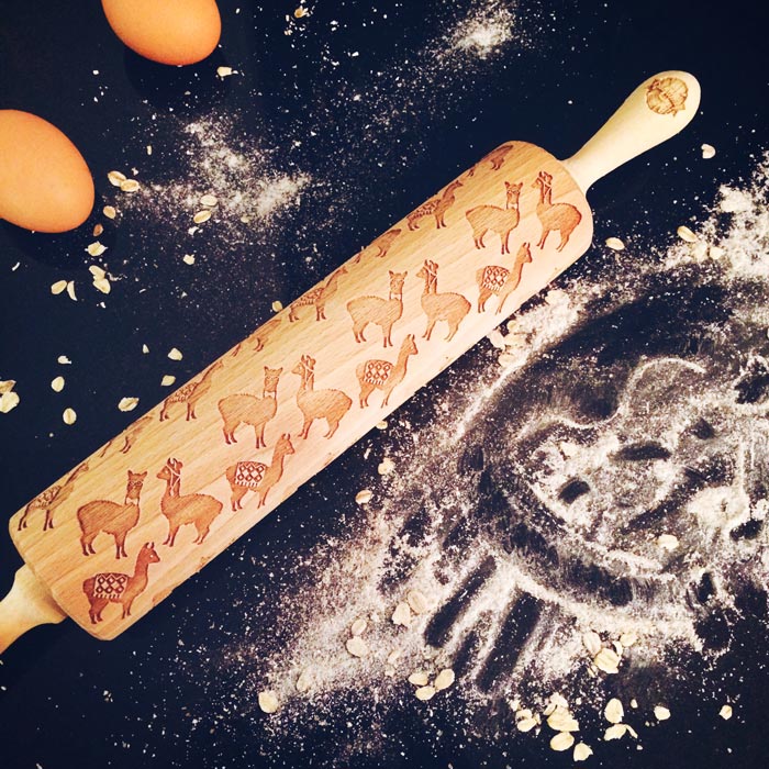 ALPACAS ROLLING PIN - pastrymade