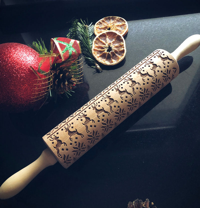 REINDEERS ROLLING PIN - pastrymade