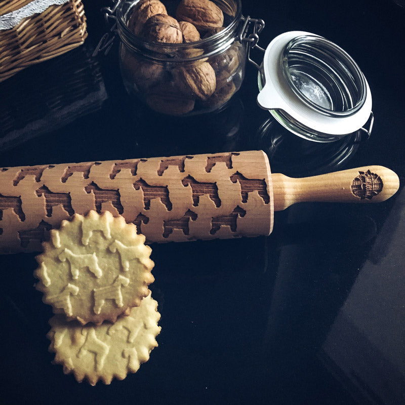 SCHNAUZER ROLLING PIN - pastrymade