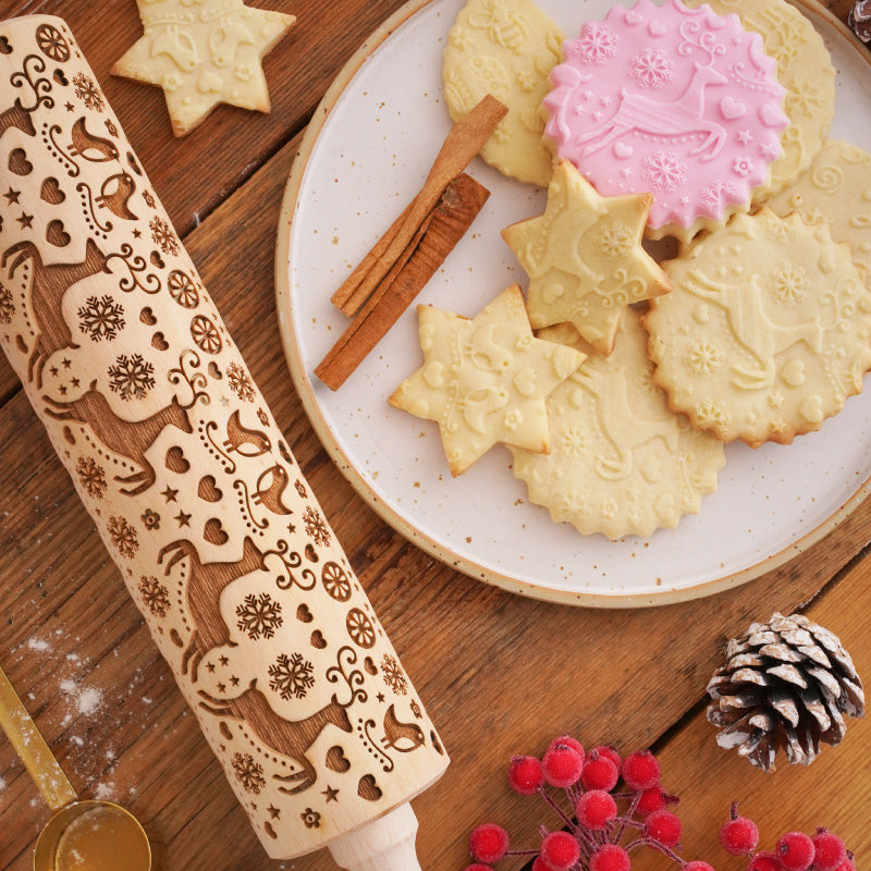 Happy Christmas Rolling Pin