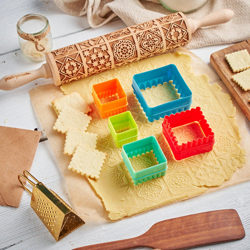 Square Cookie Cutters (Set of 5 Pcs)