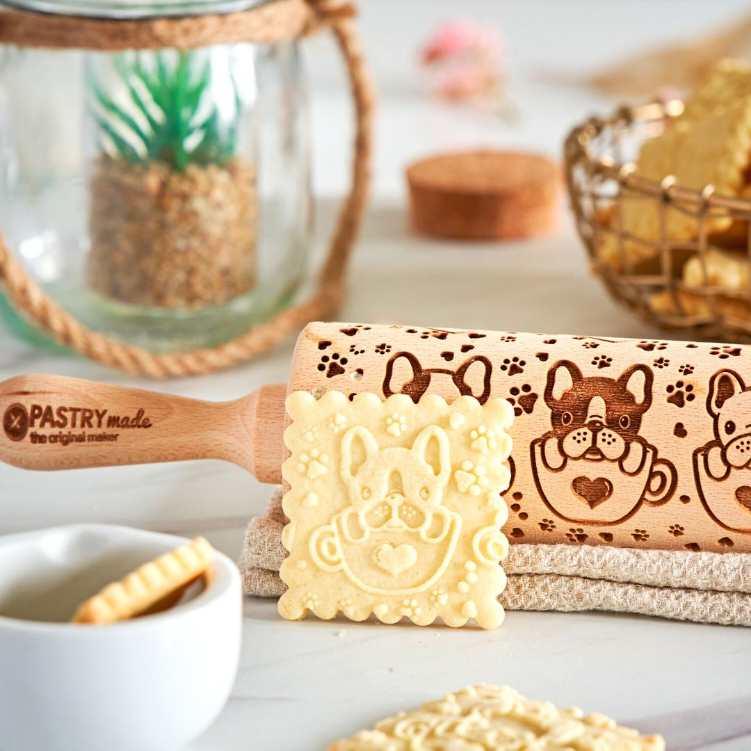 Frenchie Bulldog Rolling Pin