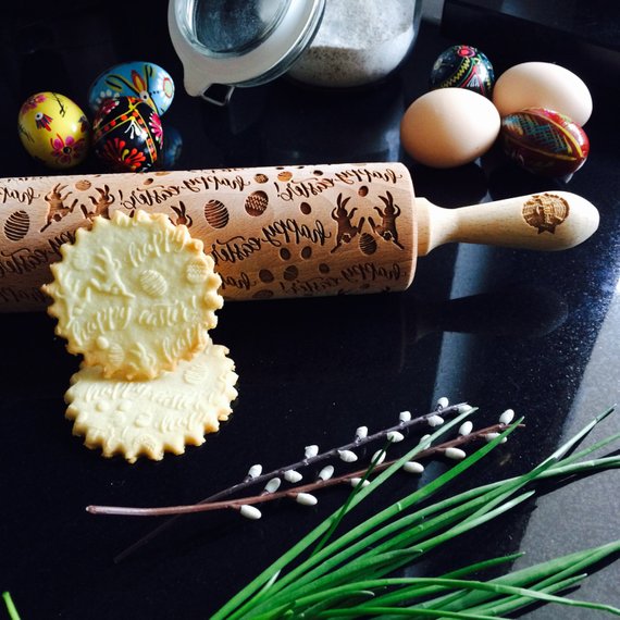 EASTER BUNNY ROLLING PIN - pastrymade