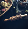 FOLK FLOWERS KIDS ROLLING PIN - pastrymade