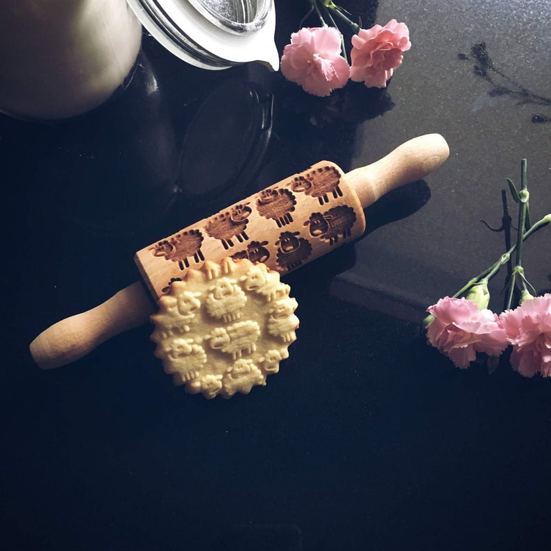 SHEEP KIDS ROLLING PIN - pastrymade