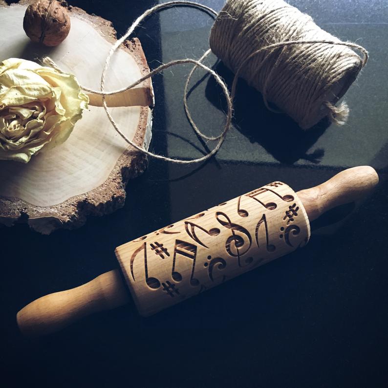 MUSIC THEME KIDS ROLLING PIN - pastrymade