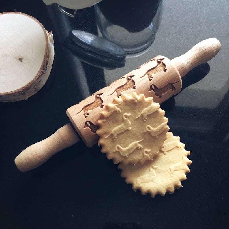 DACHSHUND KIDS ROLLING PIN - pastrymade