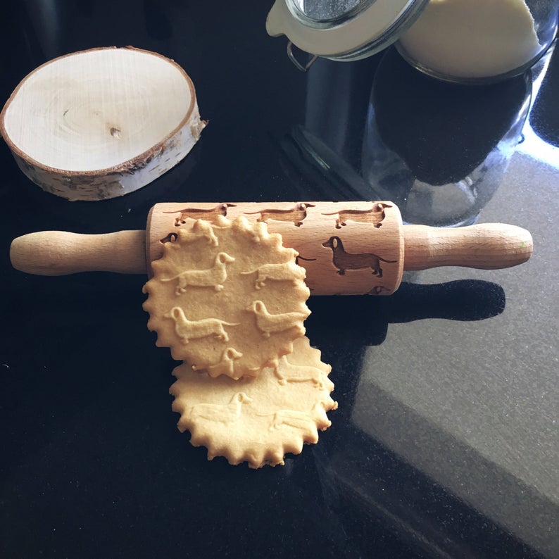 DACHSHUND KIDS ROLLING PIN - pastrymade