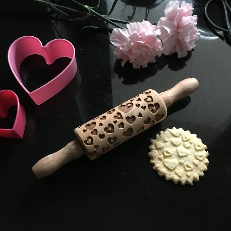 HEARTS KIDS ROLLING PIN - pastrymade