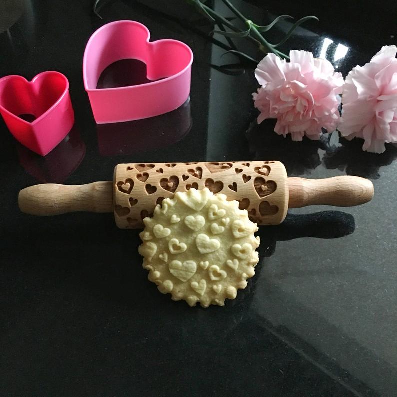 HEARTS KIDS ROLLING PIN - pastrymade