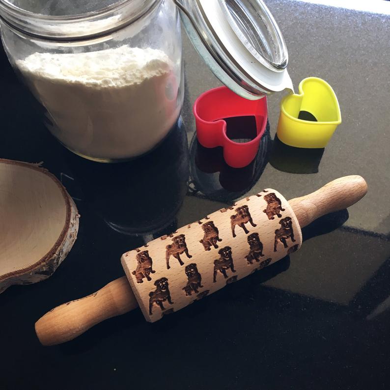 PUGS KIDS ROLLING PIN - pastrymade