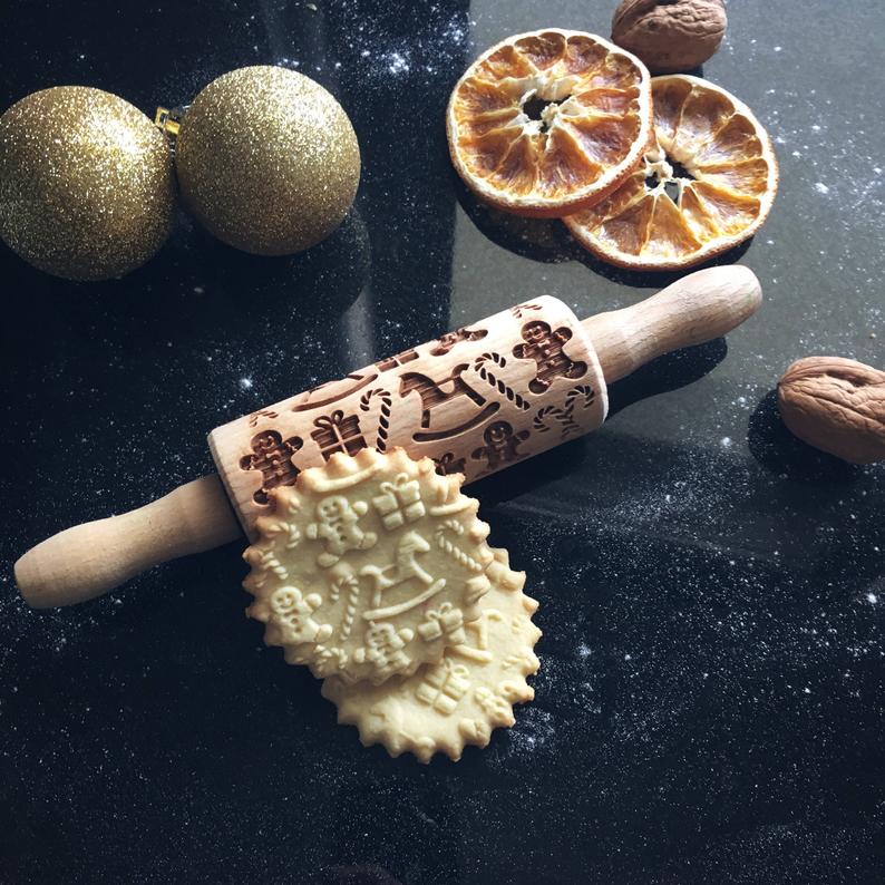 CHRISTMAS GIFTS KIDS ROLLING PIN - pastrymade