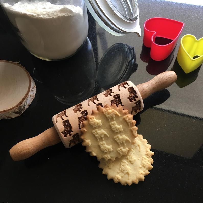 PUGS KIDS ROLLING PIN - pastrymade