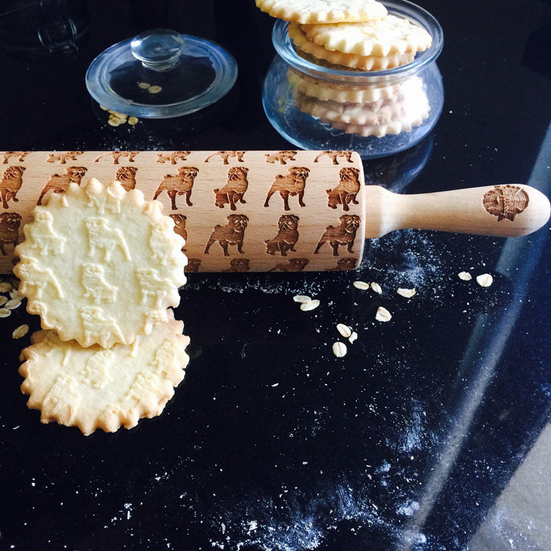 PUGS ROLLING PIN - pastrymade