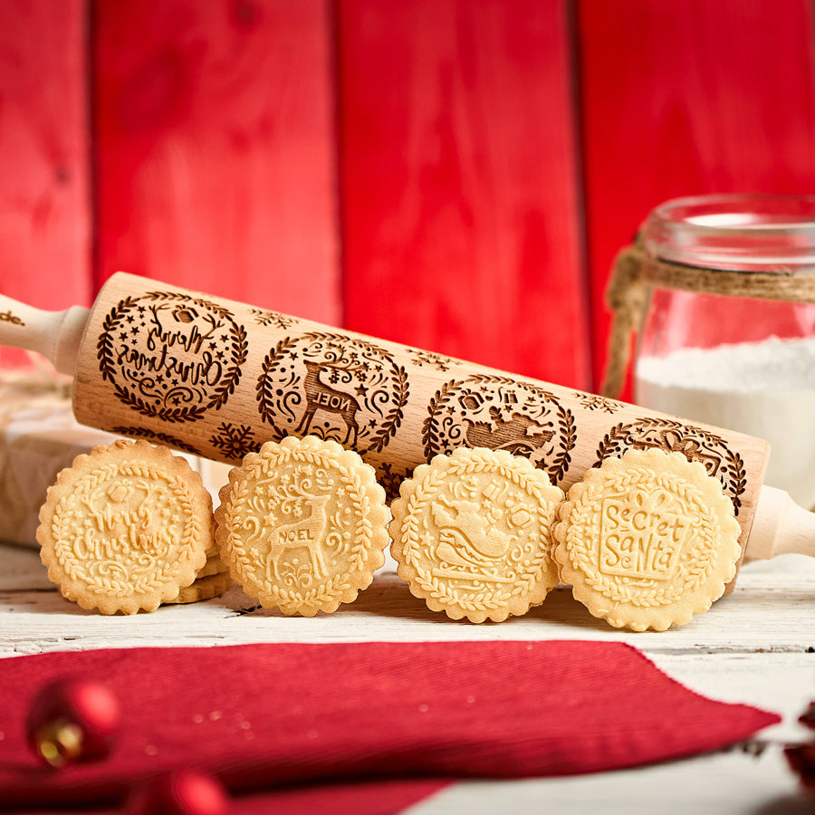 Secret Santa Rolling Pin